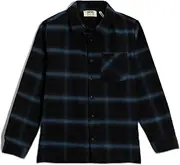 [Koton] Boys Plaid Shirt in Soft Pile, Black Check(W86), 7-8 Jahre