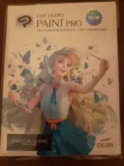CLIP STUDIO PAINT PRO - Version 4 | Perpetual Lic. | Retail Packaging - WIN/MAC