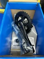 Shimano FC-M6000-2 Deore 2x10 Crankset 38-28T 175mm Black New