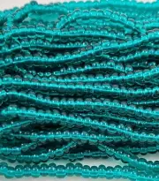 Czech Glass Seed Beads Size 8/0 " BLUE ZIRCON " Strands