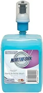 Northfork 1L 0.4ml Liquid Hand Wash Pearl Blue
