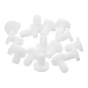 16 Pieces White Rubber Stopper, 3.3mm Plug Holes for 3mm/0.11" Hole