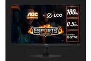 AOC 27' 180hz 1ms VA, FHD 1080 Adaptive Sync, 300 cd/m2, HDMI 2.0, DP 1.4, Line in Earphone x 1, VESA 100mm, Flicker FREE Low Blue, Gaming Monitor 27G4E