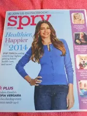 SPRY MAGAZINE JANUARY 2014 HEALTHIER HAPPIER MODERN FAMILY SOFIA VERGARA