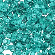 sourcing map Loose Sequins 2800Pcs Silver Backed Cup Embroidery Sequins for Jewelry Making Crafts Sewing, Laser Lake Blue