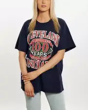 Vintage MLB Cleveland Indians Tee M