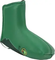 Golf Blade Putter Cover Golf Putter Headcover, Golf Club Vintage Blade Putter Headcover L Shaped Waterproof PU Golf Putter Head Cover Ideal Gift for Women Men Golfer, Green