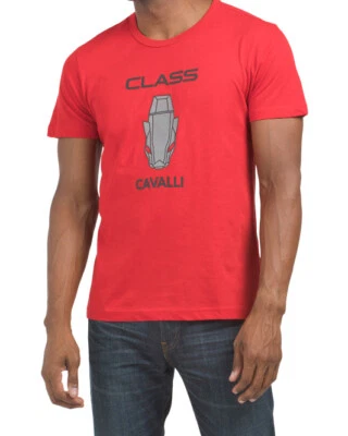 CAVALLI CLASS Red Logo Tee
