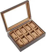 Ear Rings Storage Box with See Through Top Display Case Accessories Storage Jewelry Box FANDIAO