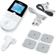 Beurer EM49 Painfree Digital TENS and EMS Machine | Drug-Free Natural Pain Relie