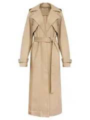 Wynn Hamlyn | Womens Trench Coat in Tan | The UNDONE