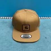 Carhartt Men's Adjustable Outdoor Casual Baseball Cap Flat Brim Trucker Hat