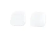 Set of 2 White Nylon Pot Pan Scrapers Non Stick Dishwasher Safe Kitchen Tool
