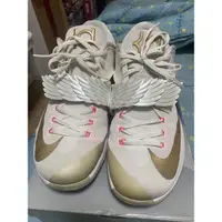 在飛比找蝦皮購物優惠-NIKE KD7 珍珠白 乳癌配色 US12 天使鞋 鞋底氣