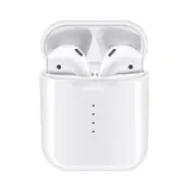 Wireless Bluetooth Earphone V8 Wireless Earphones with Charging Box Case Bluetooth Headset for Phone - White