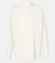[The Row] The Row Vince silk shirt AU 12 white