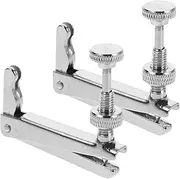 HEATSHAKING 2pcs Cello Metal String Adjuster for Cello Accessories Durable Design for Precise Tuning and Secure String Hold