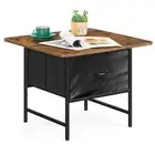 Small Square Coffee Table with Storage for Living Room 23.6" Coffee Table