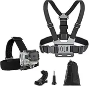 Chest Harness Head Helmet Strap Mount Chesty Accessories for GoPro 3+ 4 5 6 7 8