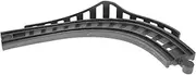 Boys and Girls Train Tracks Toy Plastic Curved Railway Rails Mini Track Set for Building Model Railroad Repair Kit Play Expansion