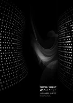 Harman Kardon AVR160 Receiver Owners Manual