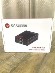 AV Access 4KEX60-H2 4K Extender/ 2 Way PoC & IR Control - A1