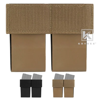 KRYDEX Tactical 5.56 Double Mag Kydex Insert Pouch for D3CR Chest Rig Placard