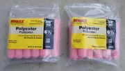 (2) Whizz 44240 Flex Polyester Replacement Rollers, 6.5" X 3/8", 12/pack