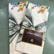 Vintage Bill Blass Springmaid Floral Percale Pillow Cases set of 2 New 20”x30"