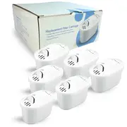 Hygieia 6 Pack - Water Jug Cartridge Filters - For Most Brita Water Jugs