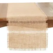 Rustic Charm Jute Table Runner