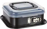 Kaiser Springform Pan Square 24 x 24 cm Bake & Take Very Good Non-Stick Coating Secure Premium Carrying Cover with Folding Handle Practical for Storing and Keeping Fresh