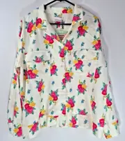 Peter Alexander Bamboo Cotton Flannelette Shirt Sleepwear Women's Size M BNWT