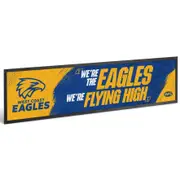 West Coast Eagles AFL Team Song Bar Mat Runner