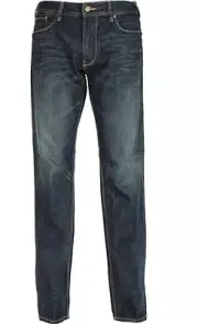NEW ARMANI JEANS J15 REGULAR FIT STONEWASHED DENIM JEANS 30x34