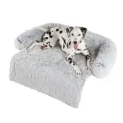 Dog Bed for Couch - Calming Dogs Beds for Large Pets, Fluffy Plush Cats Mat, ...