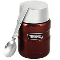 在飛比找PChome商店街優惠-【THERMOS膳魔師】不鏽鋼真空保溫食物罐470ml-咖啡