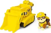 PAW Patrol, Rubble’s Bulldozer, Toy Vehicle with Collectible Action Figure, Sustainably Minded Kids’ Toys for Boys & Girls Aged 3 and Up