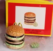 Porcelain Hinged Box Midwest Cannon Falls - McDonald's Big Mac w/Pickle - RARE