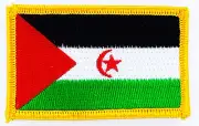 WESTERN SAHARA FLAG PATCHES backpack PATCH BADGE IRON ON NEW EMBROIDERED