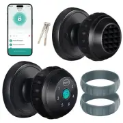 Smart Fingerprint Door Knob, Keyless Entry Door Lock with Keypad & Replaceabl...
