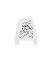 Desigual Cotton Knit Sweater - Sweaters - White -Size 38