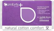 Cottons Organic Comforts Premium Super Plus Incontinence 10 Pads