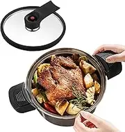 Cooking Pressure Pot, Multifunctional Electric Maker, Stainless Steel Inner Pot with Digital Timer Control, 6-Quart Capacity, Non-Layer , Safety Lock Lid, Energy Efficient, Fast Ko