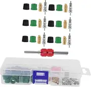 Engineered Aluminum Alloy Car Ac Repair Tool Set Pcs Ac Valve Core Removal Tool Kit Vacuum Generator Gasket Seal Kit