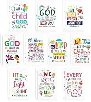 20Pcs Bible Verse Notepad for Kids Bulk Religious Inspirational Notebooks Mini Colorful Daily Prayer Faith Journals Christian Scripture Quotes Small Pocket Notepads for Sunday School Classroom Home