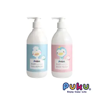 PUKU藍色企鵝 日沐嬰兒洗浴組 400ml