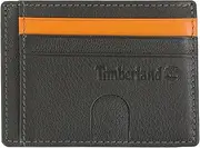 [Timberland] Men's Slim Leather Front Pocket Credit Card Holder Wallet