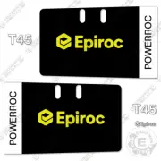 Fits Epiroc T45 Decal Kit Mining Drill Rig - 7 YEAR OUTDOOR 3M VINYL!