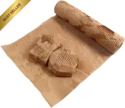 50 Sheets Brown Honeycomb Packing Paper, Cushioning Wrap for Shipping